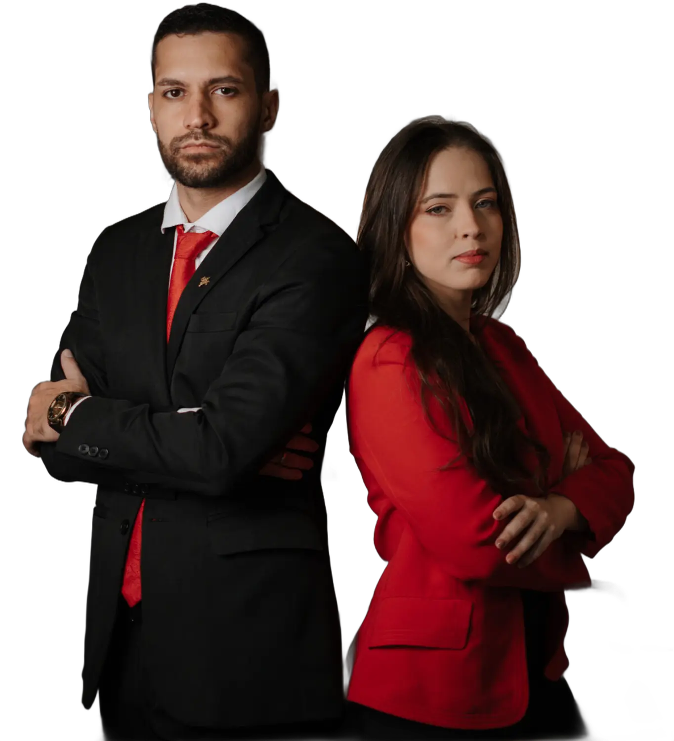 Dr. Adriel Fideuze e Dra. Nathalia Santana